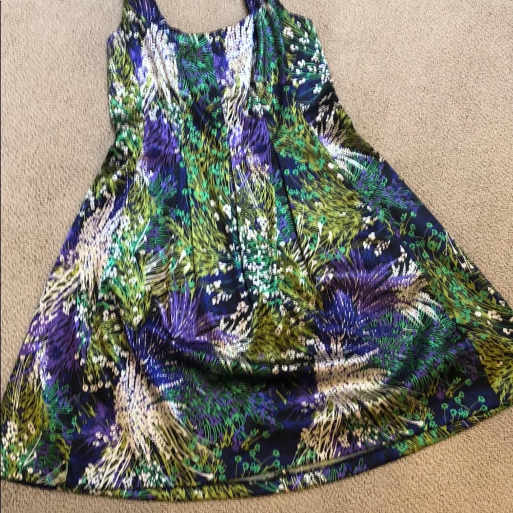 Satin Nine West fit and flare dress